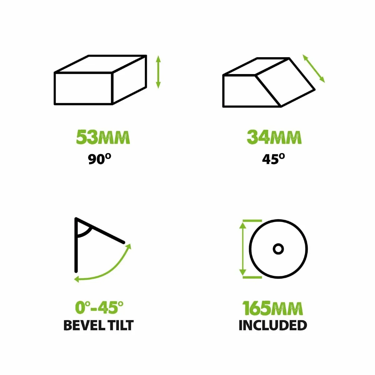 F165CCSL Circular Saw Multi-Material Cutting Cuts - Image 3