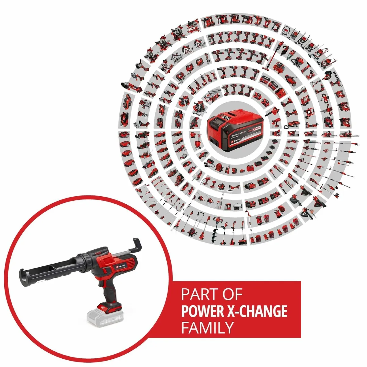 Power X-Change 18V Cordless Caulking Gun - Non - Image 3