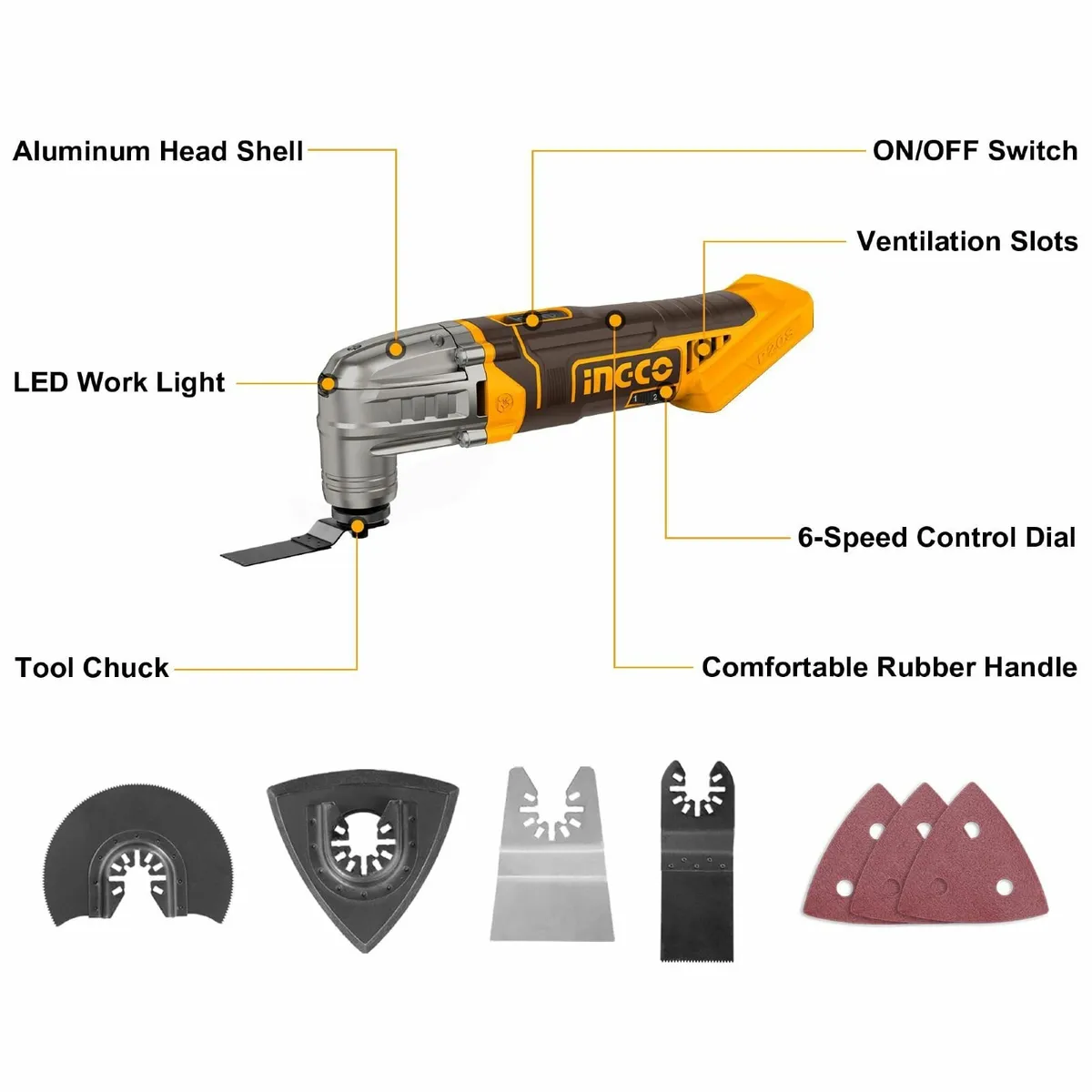 20V Cordless Multi-Tool (Body Only) Oscillating - Image 4