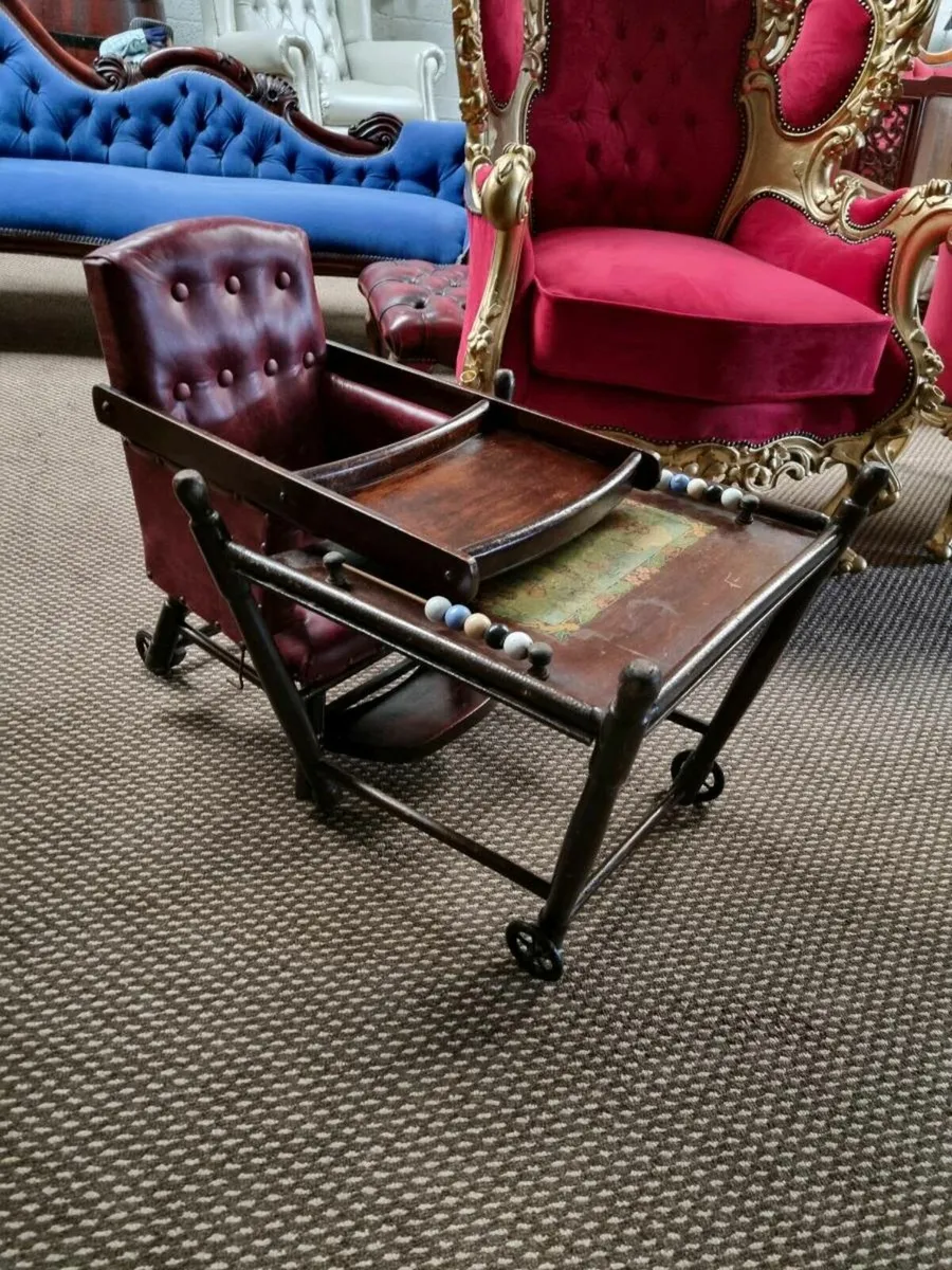 Antique Metamorphic Baby's High Chair - Image 3