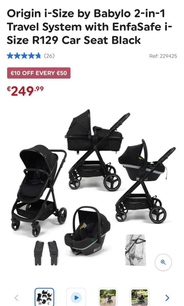Travel system with car seat - Image 1