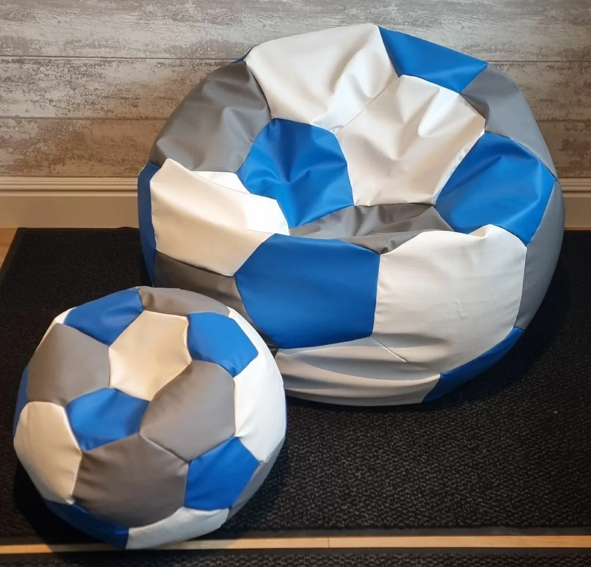 Bean Bag Poufee Football Chair Cushion Seat - Image 1