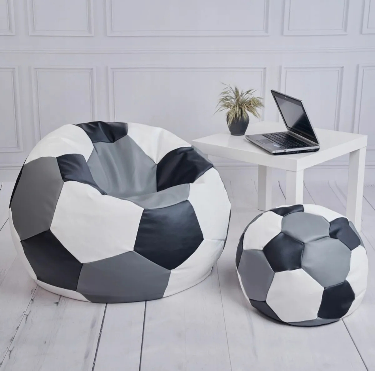 Bean Bag Poufee Football Chair Cushion Seat - Image 2