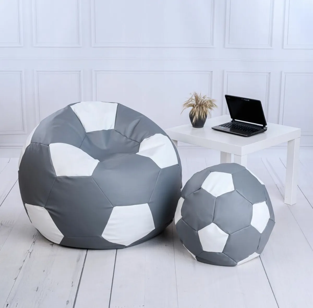 Bean Bag Poufee Football Chair Cushion Seat - Image 4