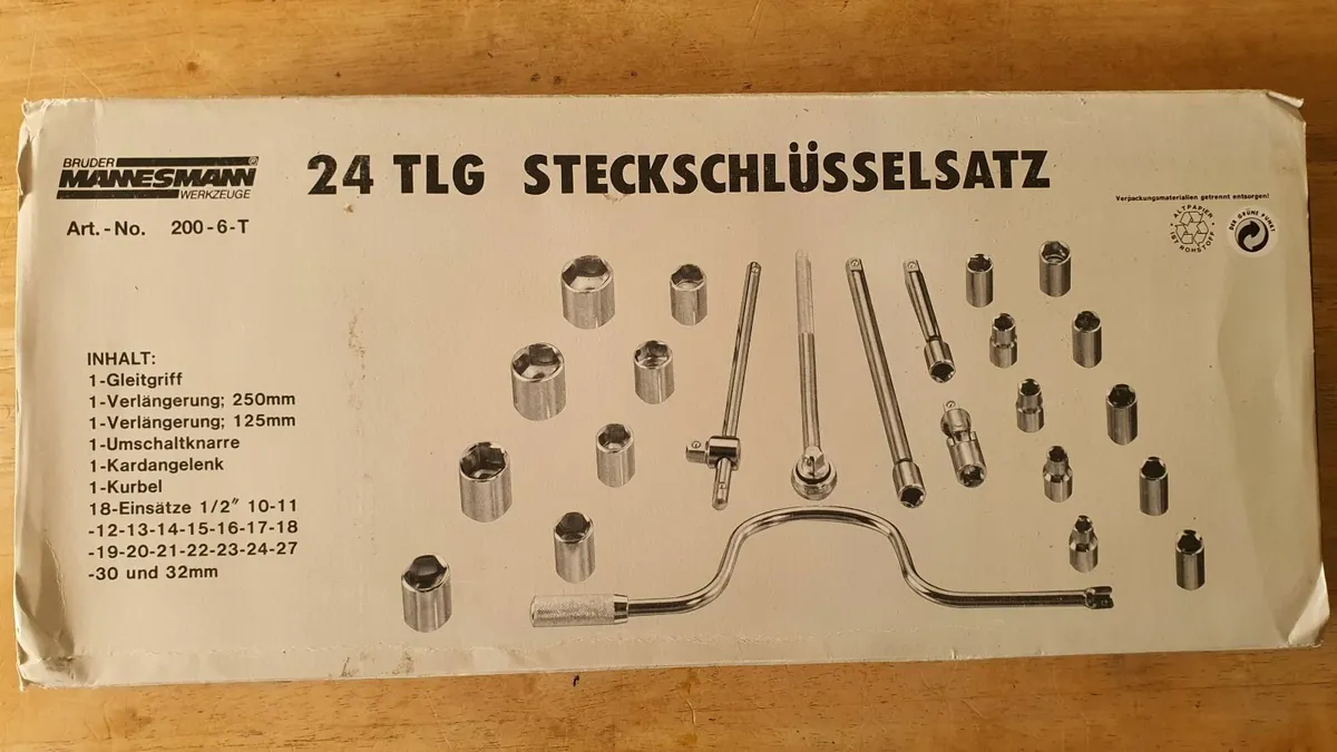 1/2" Mannesmann 24pcs Ratchet Socket set - Image 3