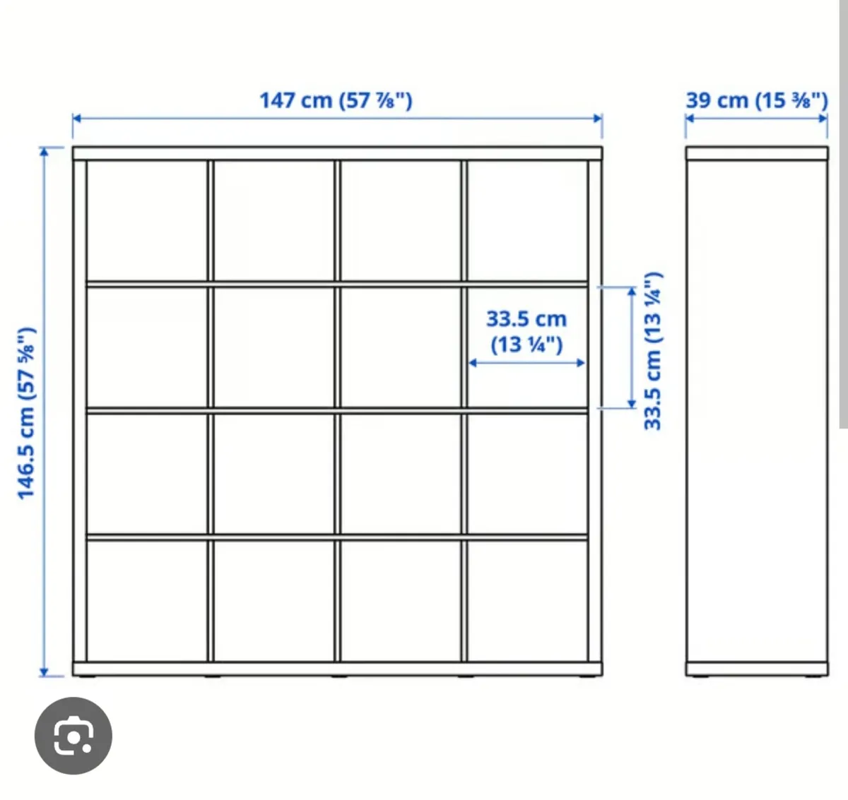 Kallax ikea storage shelving - Image 2