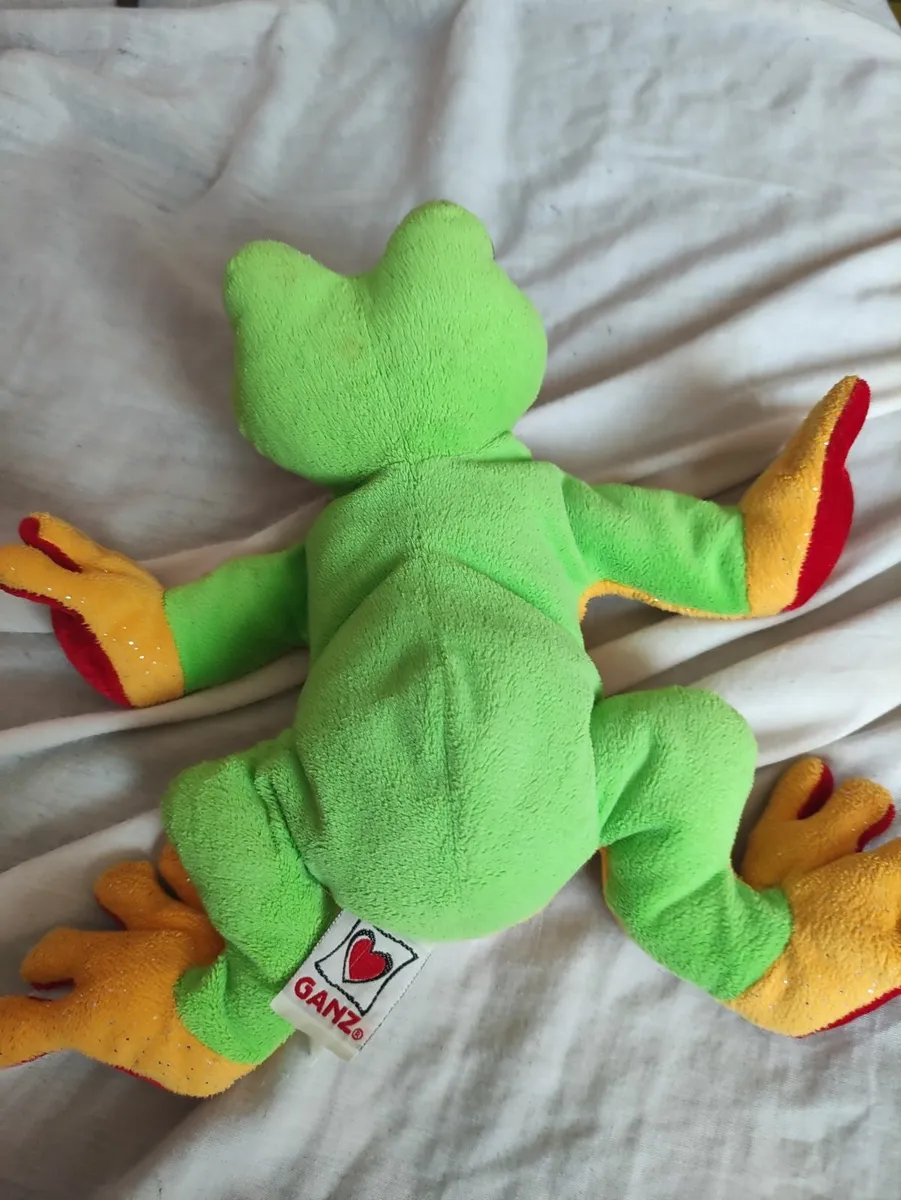 frog plush toy like new - Image 3