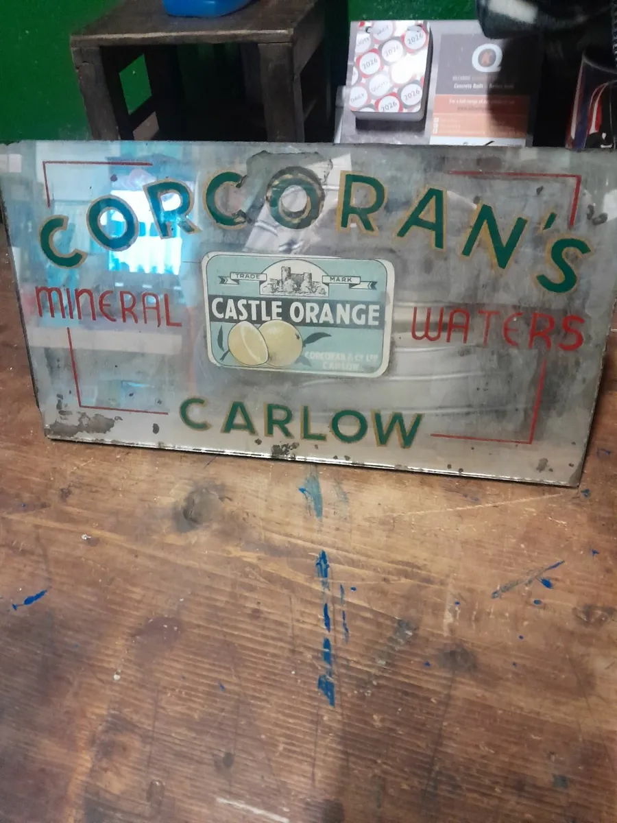 Corcorans of carlow  shelf mirror - Image 1