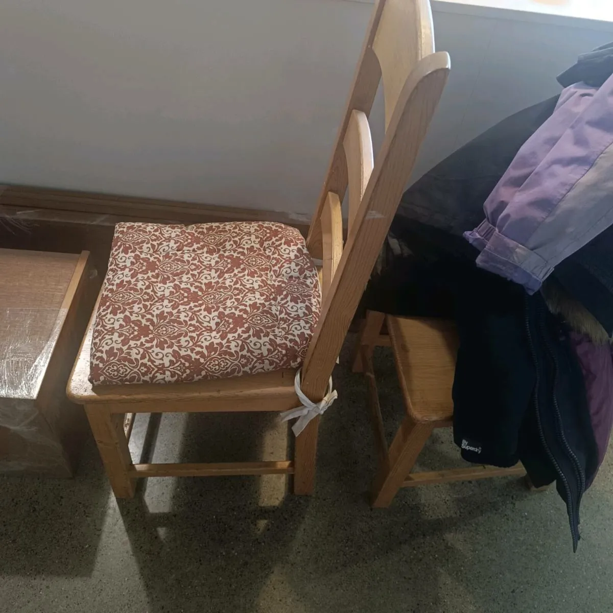 Pine kitchen chairs - Image 2