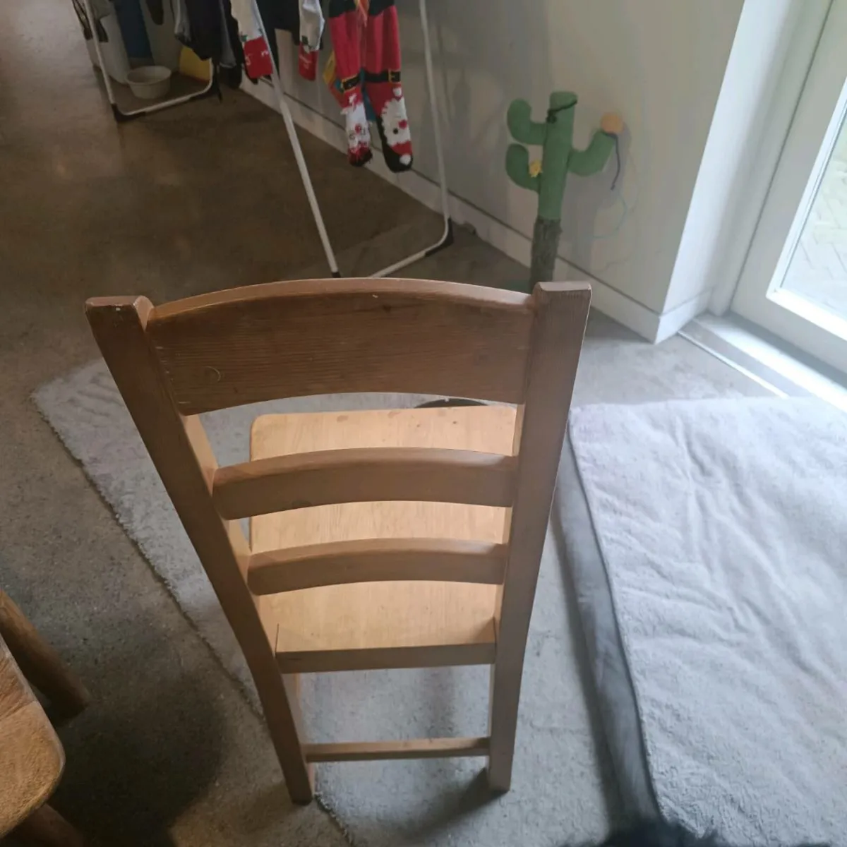 Pine kitchen chairs - Image 3