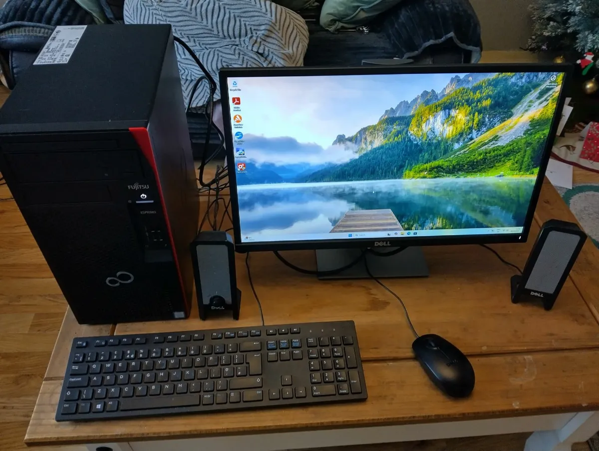 Fujitsu Windows 11 PC System (i7 9th Gen) - Image 1