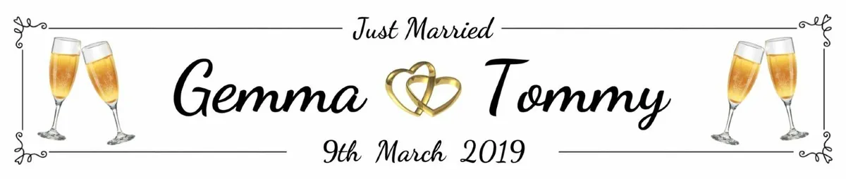 Personalised Wedding Number Plates - Image 2