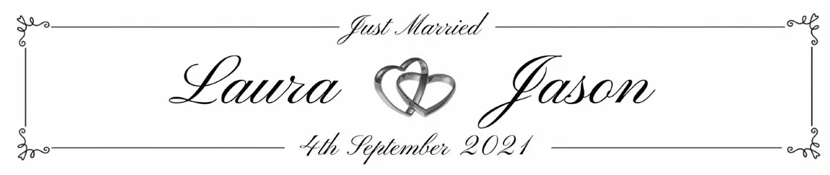 Personalised Wedding Number Plates - Image 4