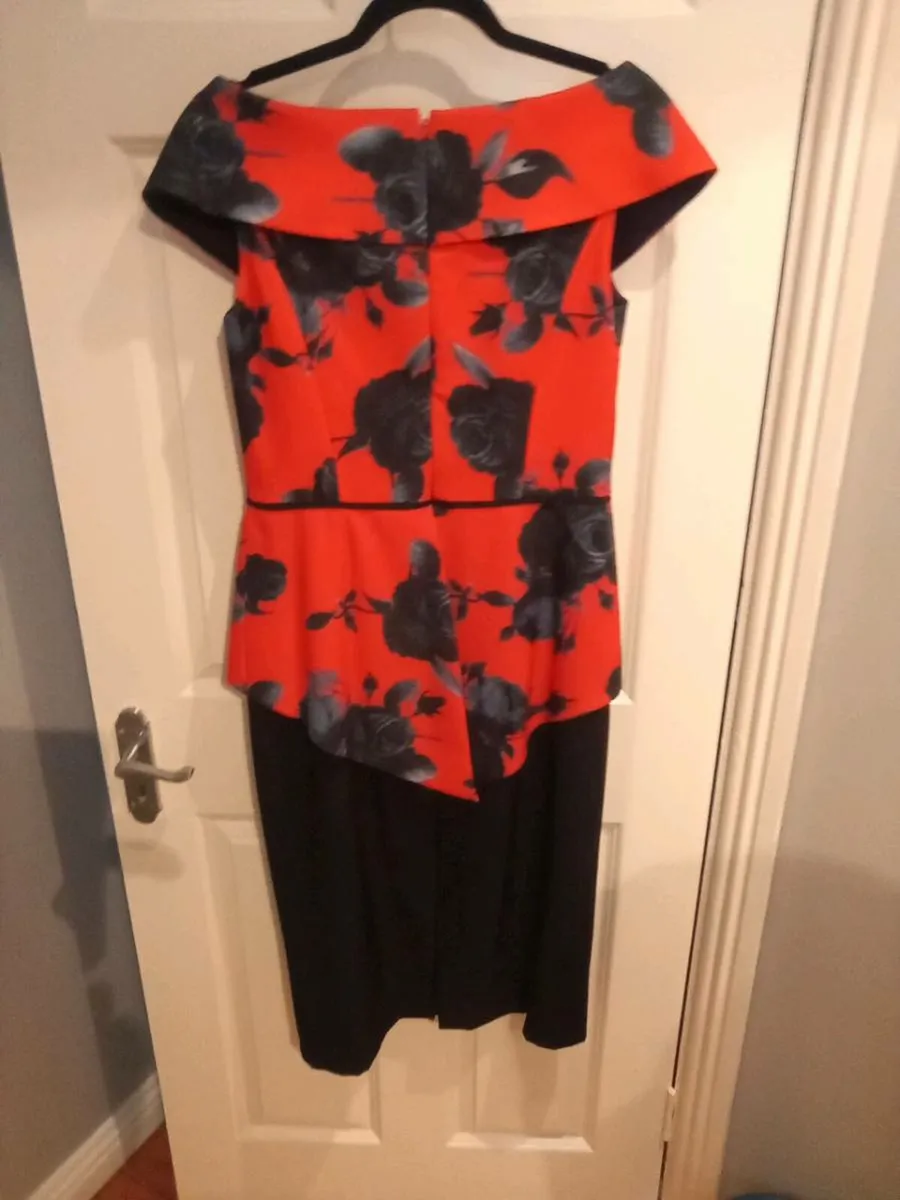 MOTHER. OF. THE. BRIDE DRESS. AND. FASCINATOR - Image 3