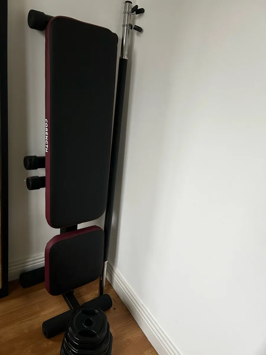 Weight bench & 20kg weight - Image 1