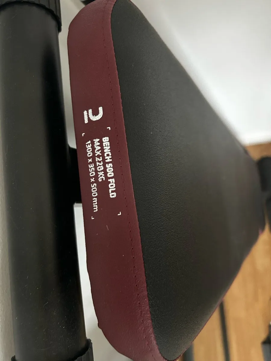 Weight bench & 20kg weight - Image 3