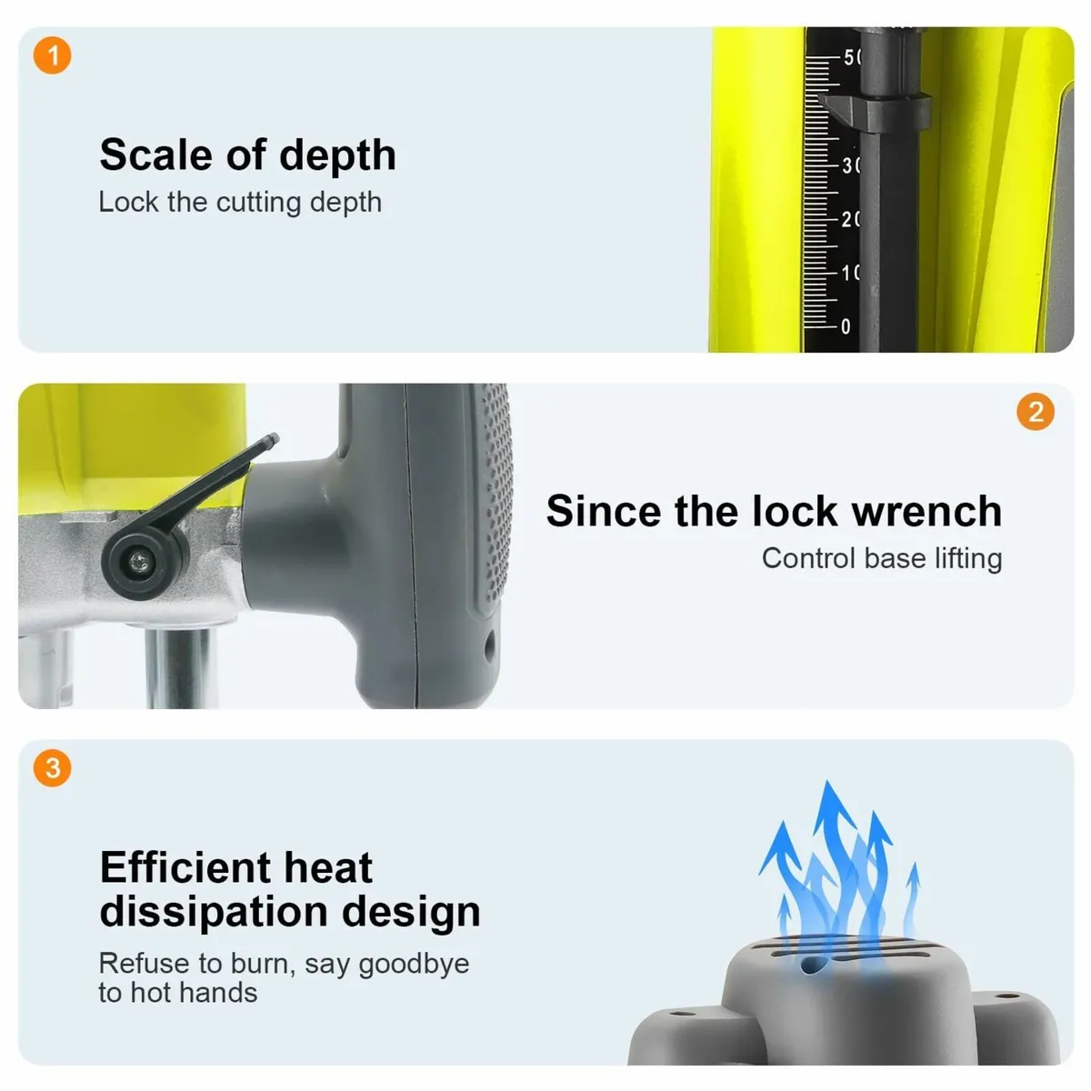 Wood Trimmer Router Tool Electric Woodworking - Image 4