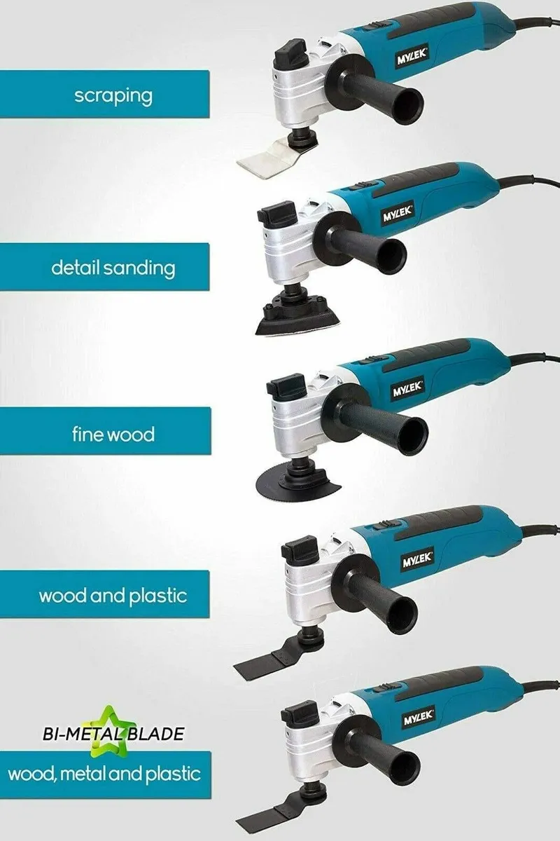 Oscillating Multi Tool 300W Electric Corded Tools - Image 2
