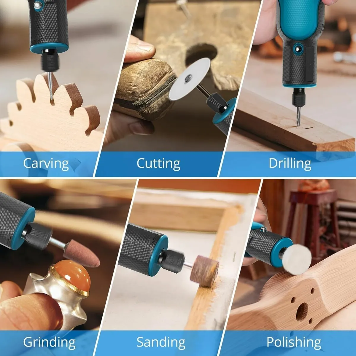 New 8V Cordless Rotary Tool with 105Pcs Accessorie - Image 4