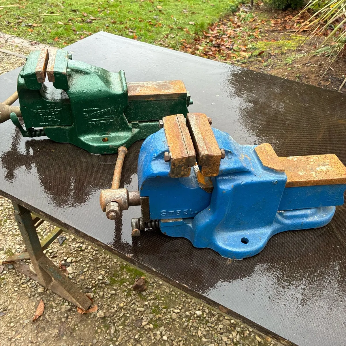 Pair Engineers Heavy Duty Vices - Image 1