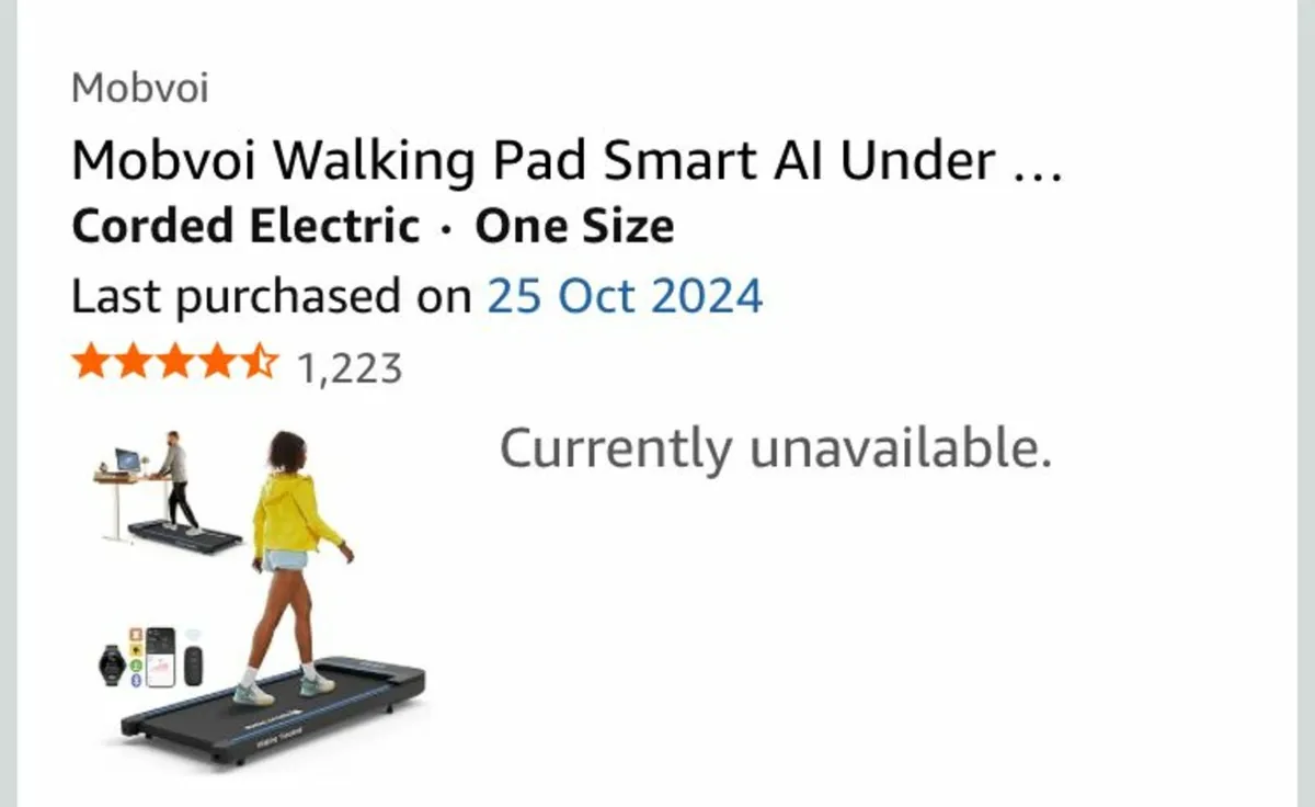 Mobvoi Smart Walking Pad – Under Desk Treadmill - Image 2