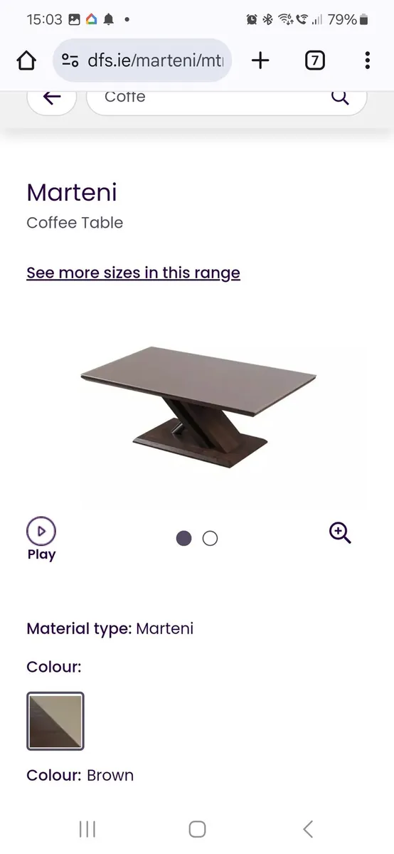 MARTENI COFFE TABLE - Image 2