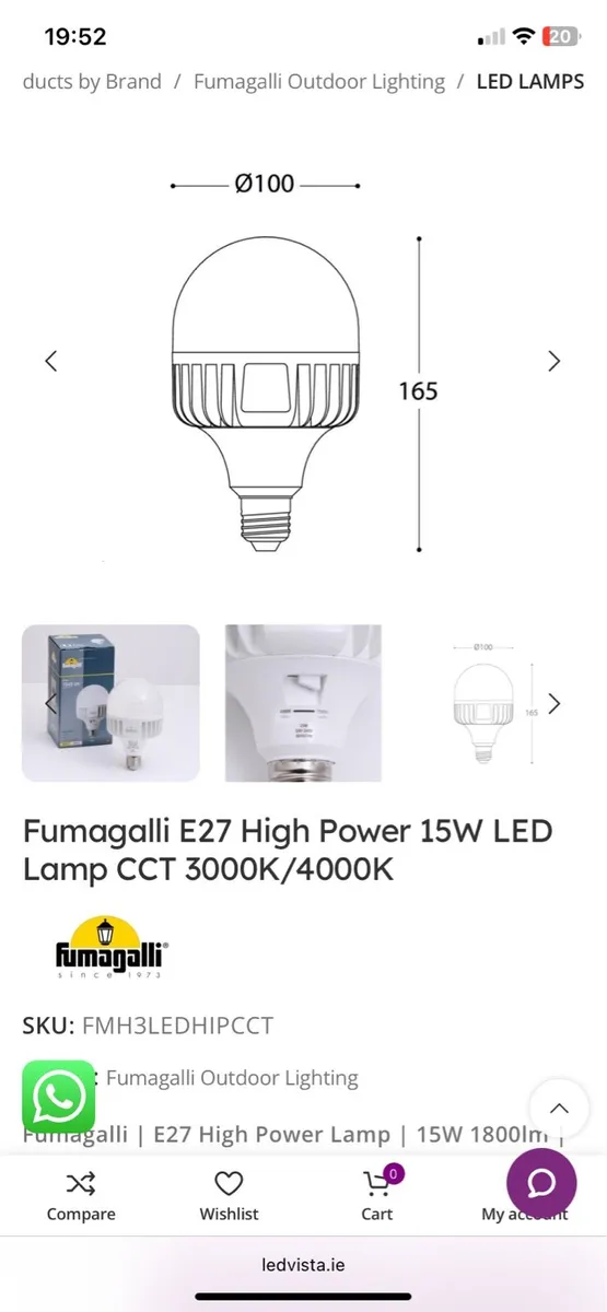 Fumagali bulbs E27 - Image 2