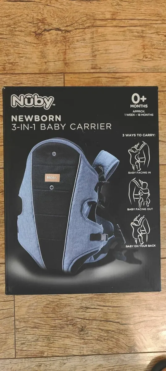 Nuby 3-in-1 Baby Carrier (Dark Blue) - Image 3