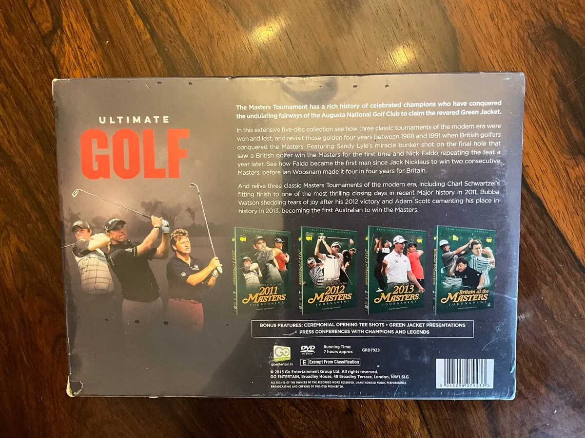 GOLF-Limited Edition-5 DVD Ultimate Set. NEW - Image 2