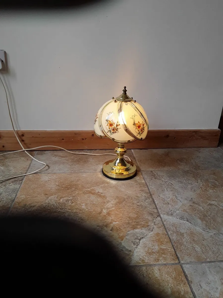 Vintage table touch lamp - Image 2