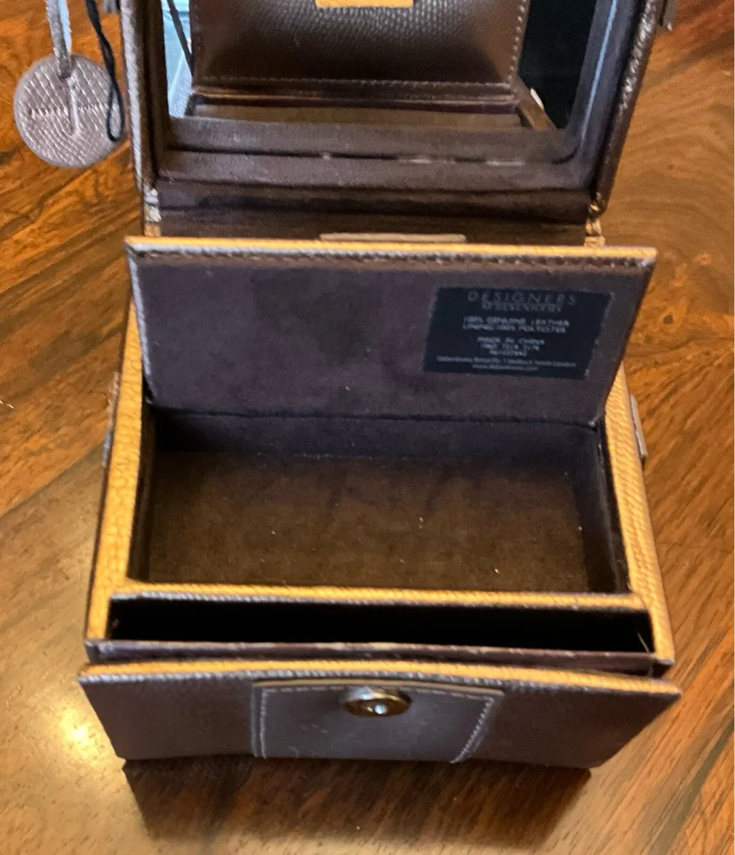 JASPER CONRAN Leather Jewellery Box - Image 2