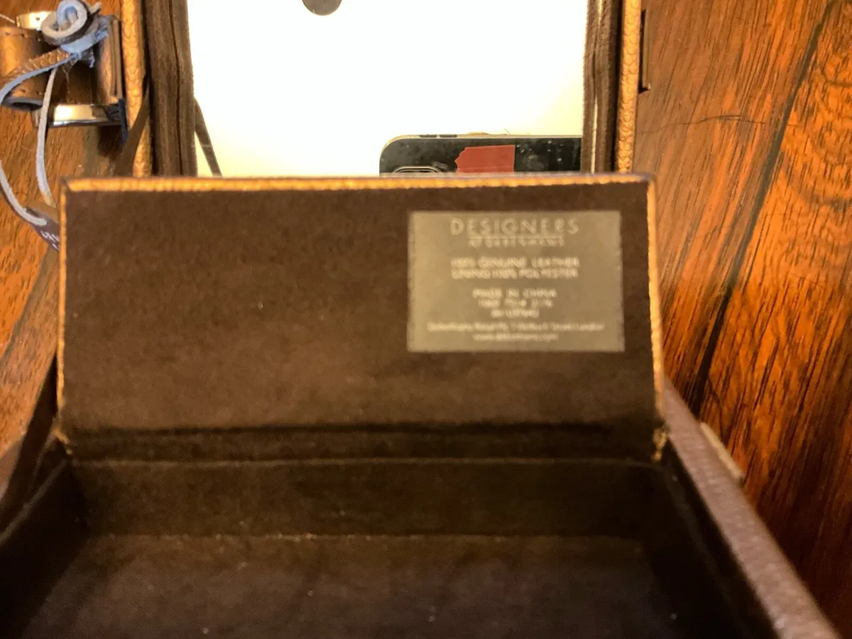 JASPER CONRAN Leather Jewellery Box - Image 3