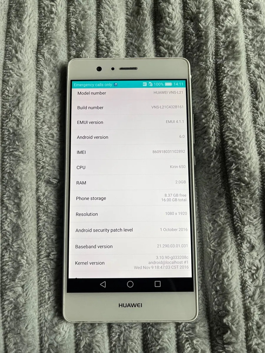 Phone Huawei P9 lite VNS-L21 16GB 2GB RAM - Image 2