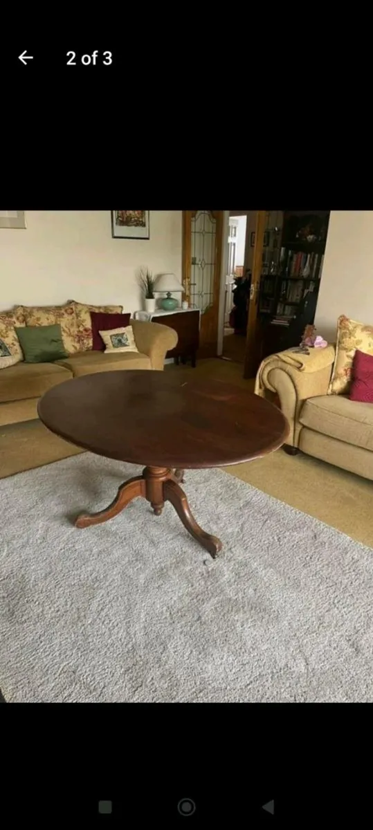 Antique dining table - Image 4