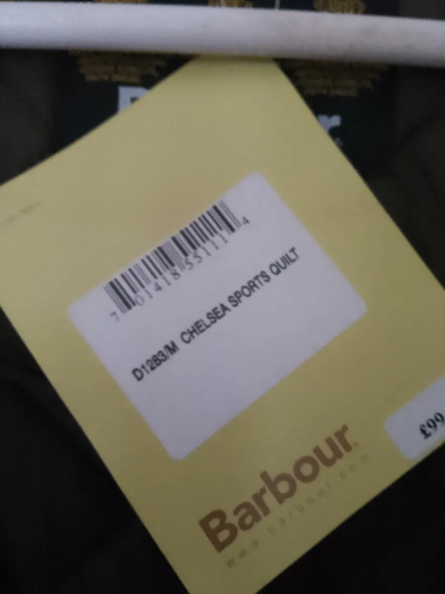 Barbour Chelsea quilted jacket L - Image 3