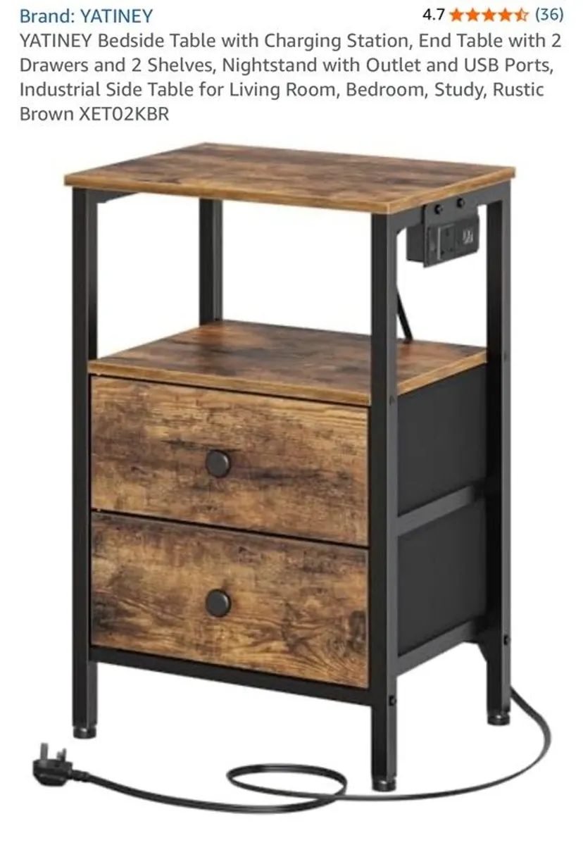 Bedside Lockers - Image 1