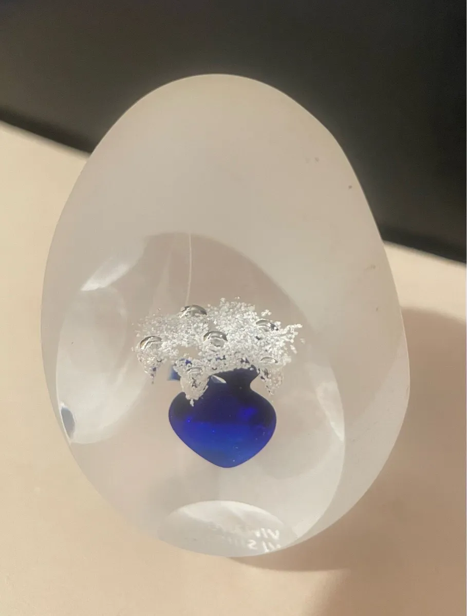 Glass Paperweight - Artcristal Bohemia - Image 1