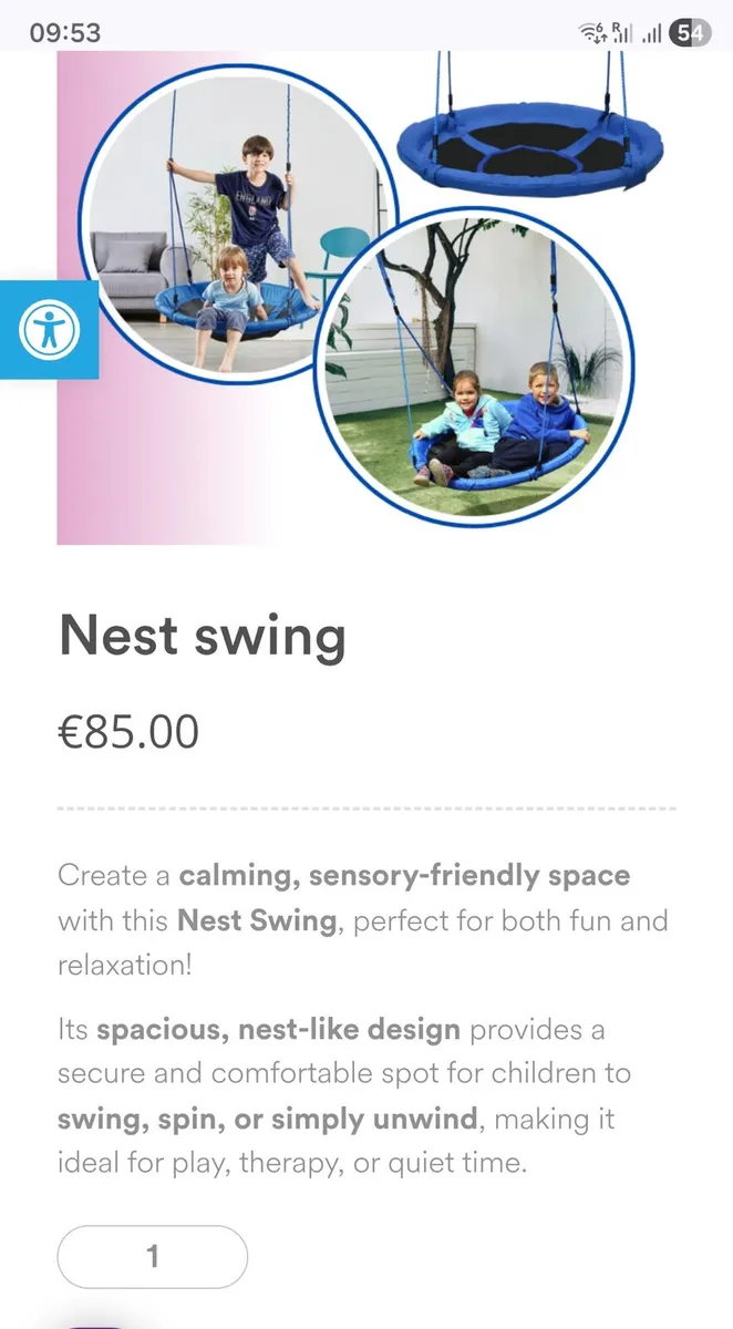 Playtive Nest Swing (3+ Years) Brand New in Box. - Image 1