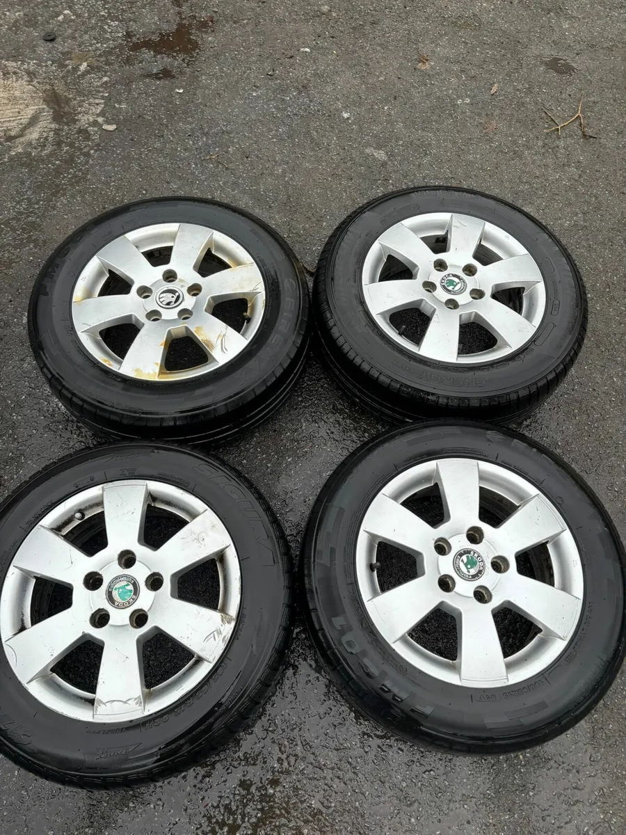 R16 Skoda Octavia Alloy Wheels. - Image 1