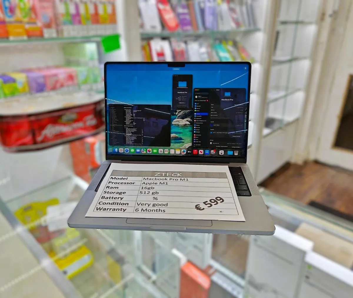 Macbook Pro M1 16gb 512gb