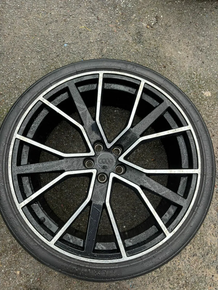 R22 Audi Alloy wheels with tyres. - Image 2