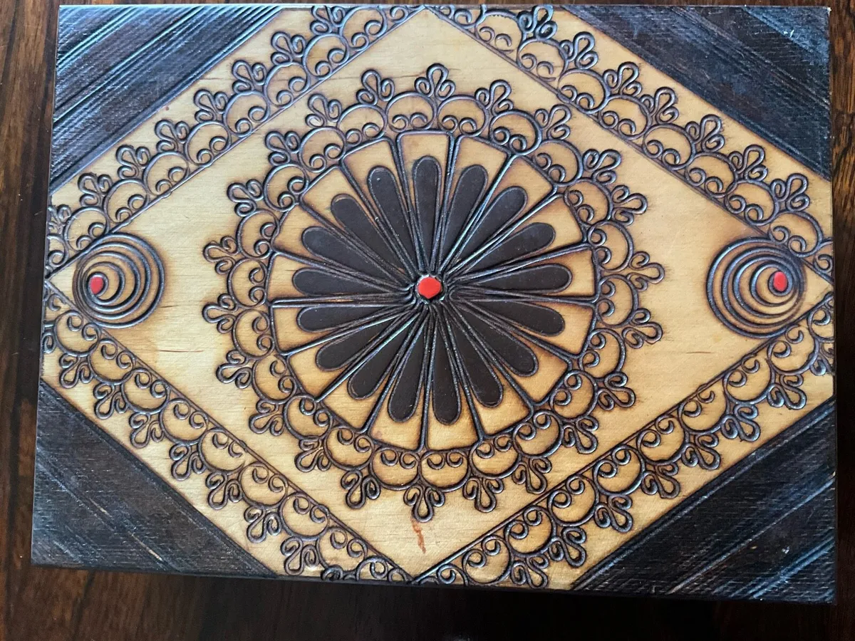 Set of 5 Wooden Decorative Boxes - Image 2