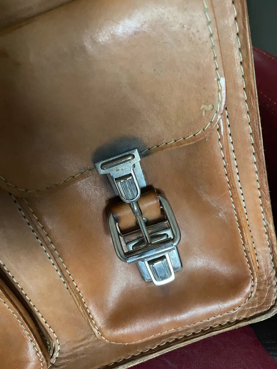 Vintage Leather Laptop Bag/ Briefcase - Image 4