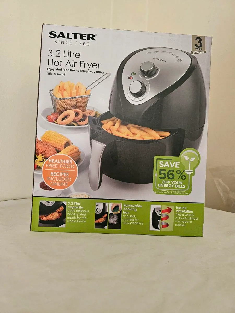 Latest Salter Hot Air Fryer 3.2L (Brand New) - Image 2