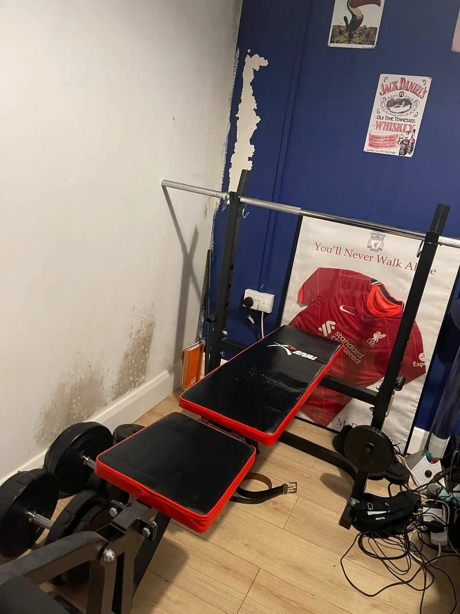 Weight bench and weights - Image 3