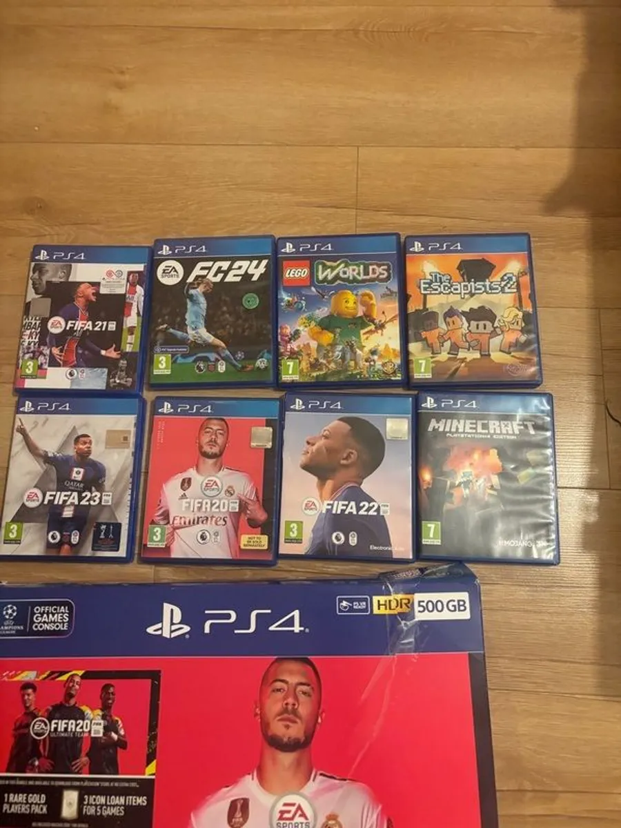 Play station 4 perfect working condition with 8 games in original box - Image 2