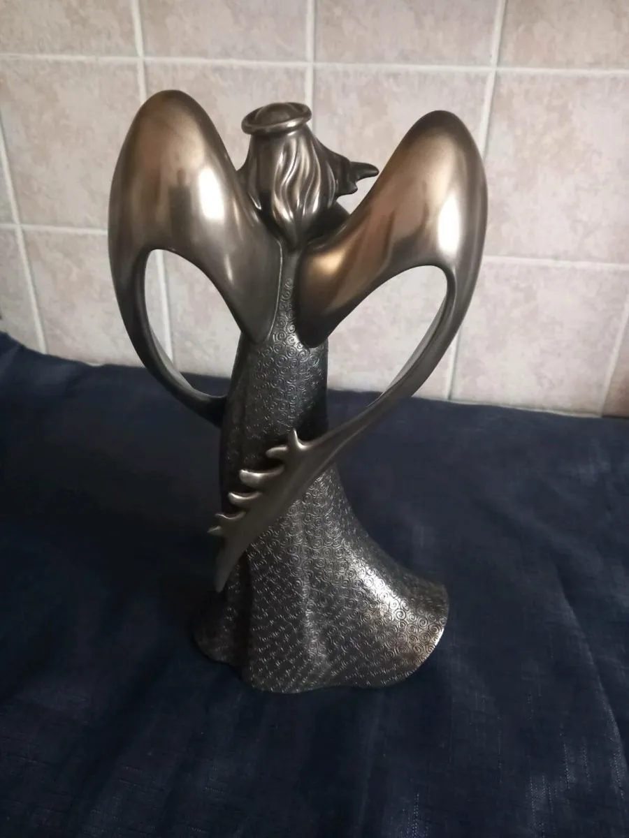 Genisis Bronze Angel Statue - Image 2