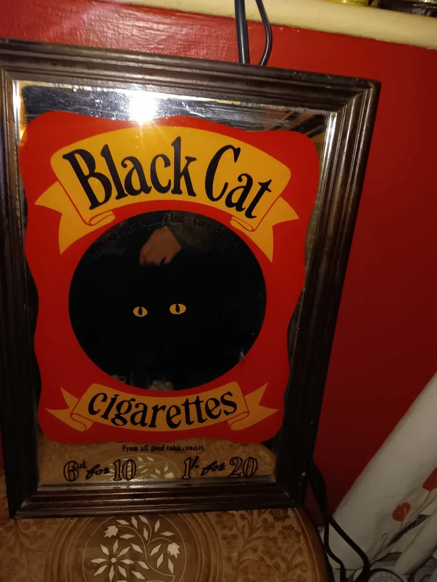 Vintage advertising mirror - Image 1