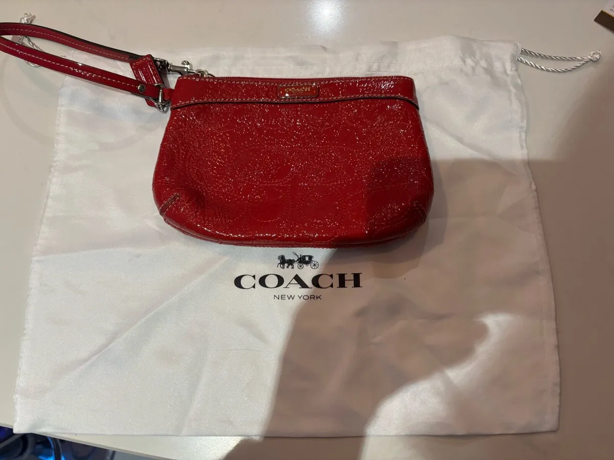 Coach Red clutch - Image 2