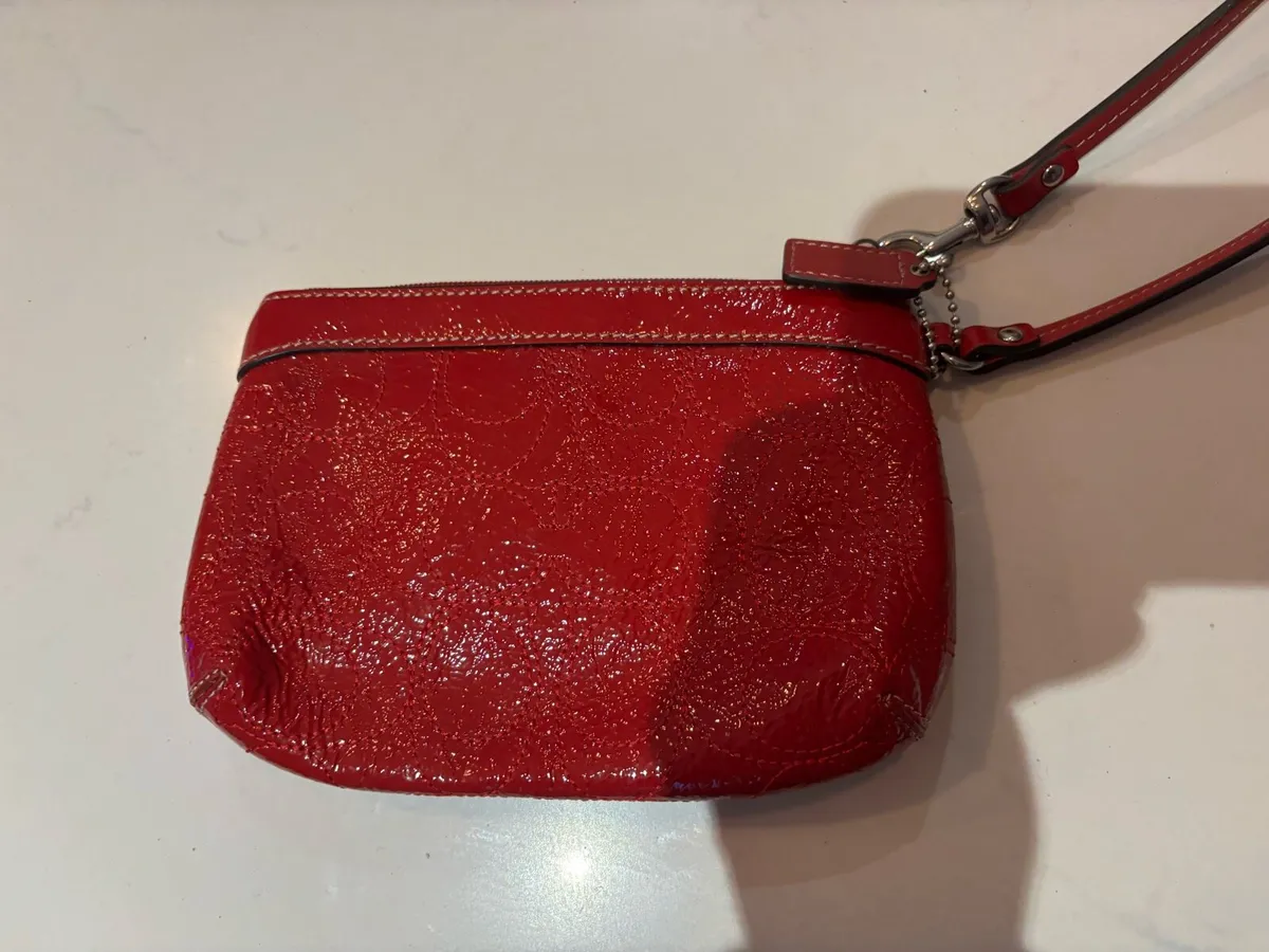 Coach Red clutch - Image 3
